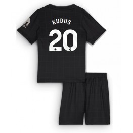 Tottenham Hotspur Mohammed Kudus #20 Uit tenue Kids 2025-26 Korte Mouw (+ Korte broeken)